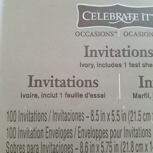 DIY invitations - Picture 2 of 2